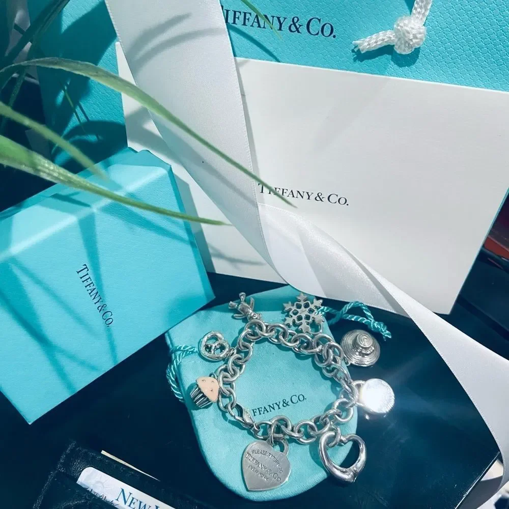 NOT FOR SALE Authentic TIFFANY & CO Multi Charm Bracelet - Picture 6 of 15